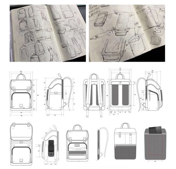 Kickstarter Highlight :: The KNOMO #LiveFree Backpack - Carryology