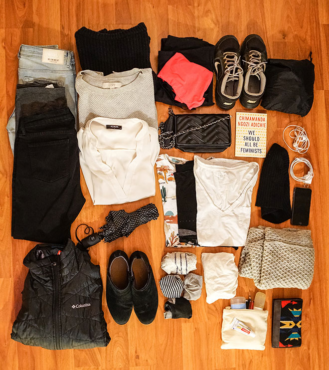 Tips for the perfect women's minimalist packing list (by a very light  packer)