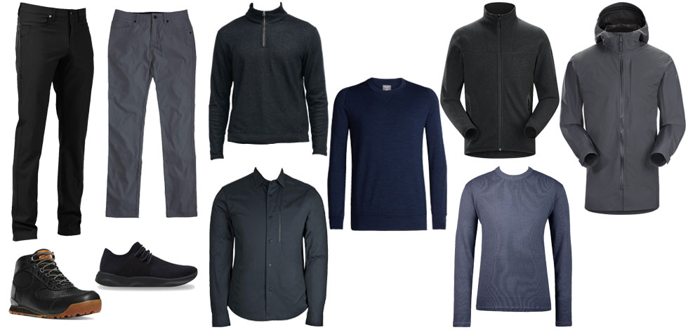 Minimalist wardrobe for men: essential clothing for a traveler's life