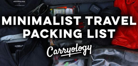 minimalist travel packing list