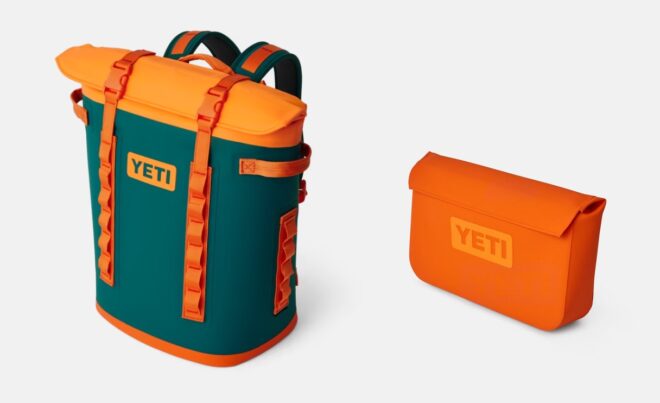 Yeti Hopper M20 Soft Cooler Backpack and SideKick Dry 3L Gear Case 