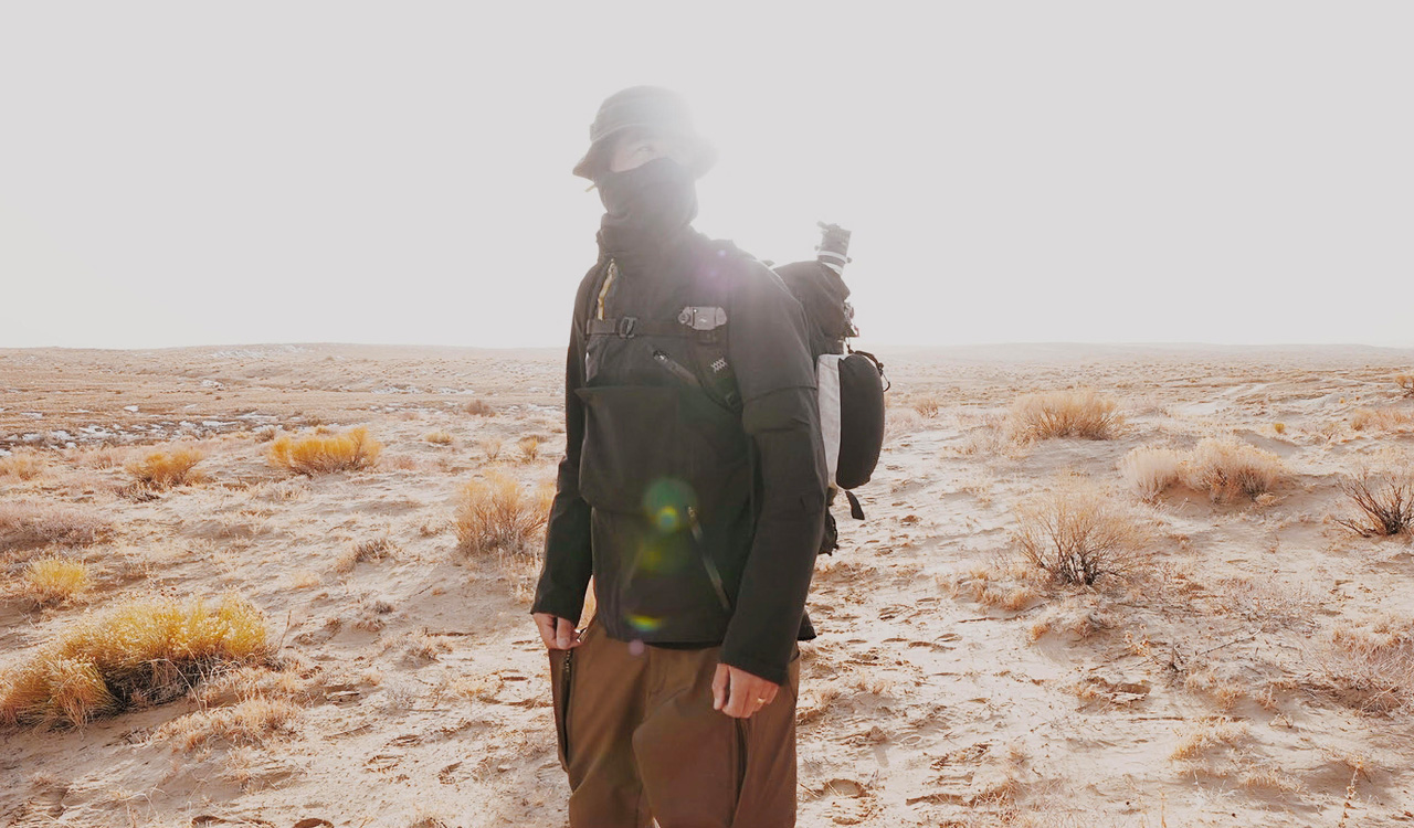 photographer Reuben Wu in the desert