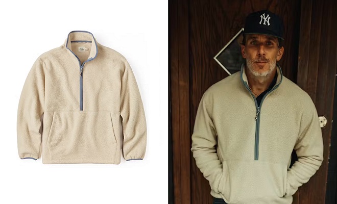 Flint and Tinder Half Zip Fleece