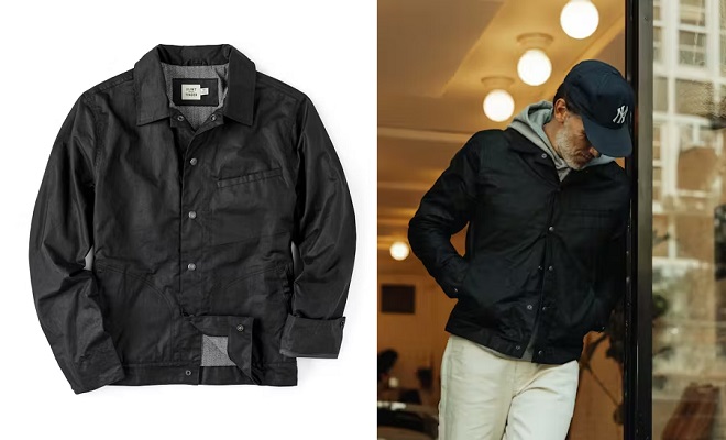 Flint and Tinder The James Waxed Snap Jacket