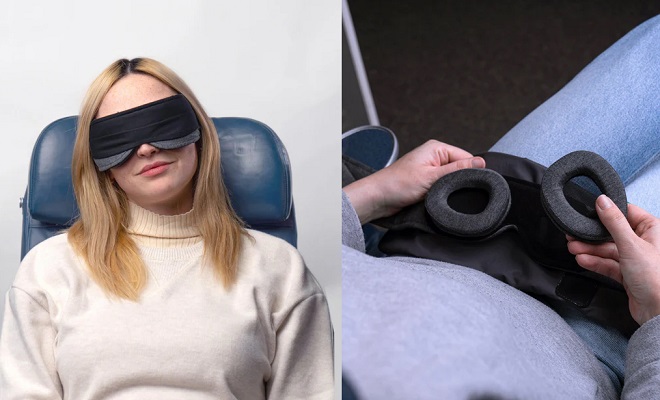 Best Long Haul Travel Accessories - TRTL Glimpse Sleep Mask