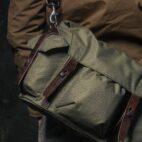 WOTANCRAFT Heritage Swiss Salt & Pepper Canvas Messenger