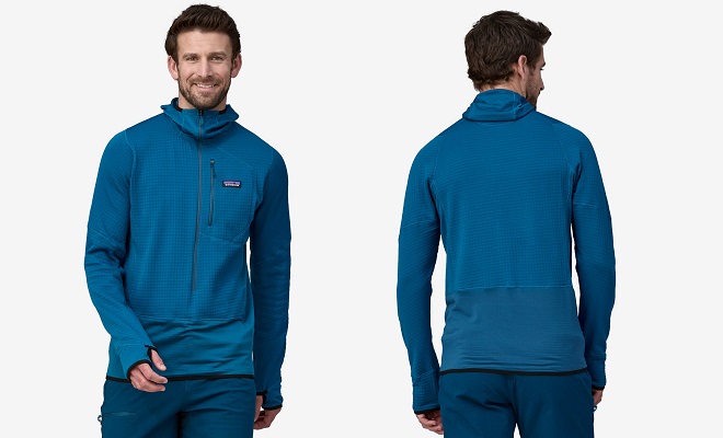 Patagonia R1® 1/2-Zip Fleece Pullover Hoody